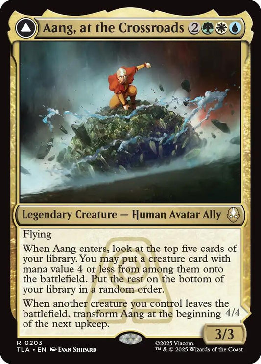 Image for Aang, at the Crossroads (203) (Avatar: The Last Airbender) - Magic: The Gathering