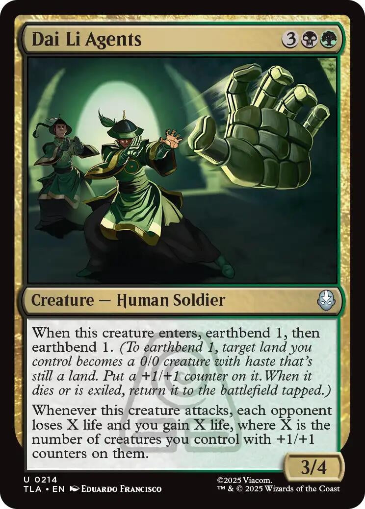 Image for Dai Li Agents (214) (Avatar: The Last Airbender) - Magic: The Gathering