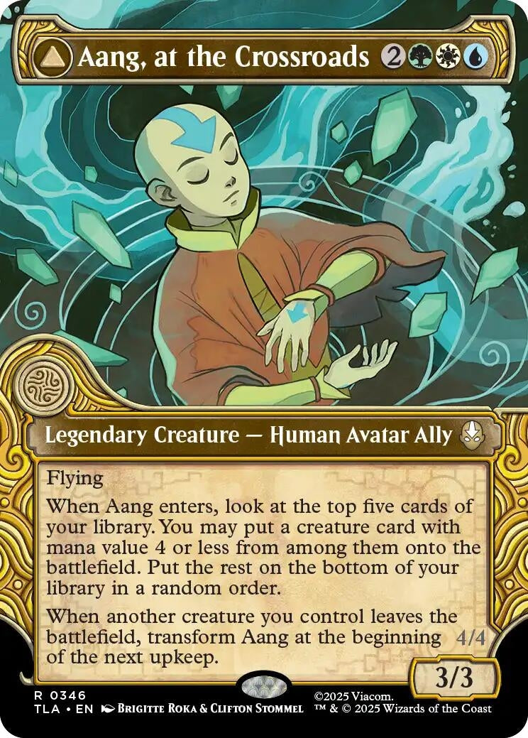 Image for Aang, at the Crossroads (Showcase) (346) (Avatar: The Last Airbender) - Magic: The Gathering