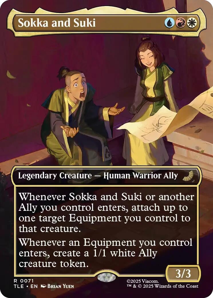 Image for Sokka and Suki (Borderless) (71) - Magic: The Gathering