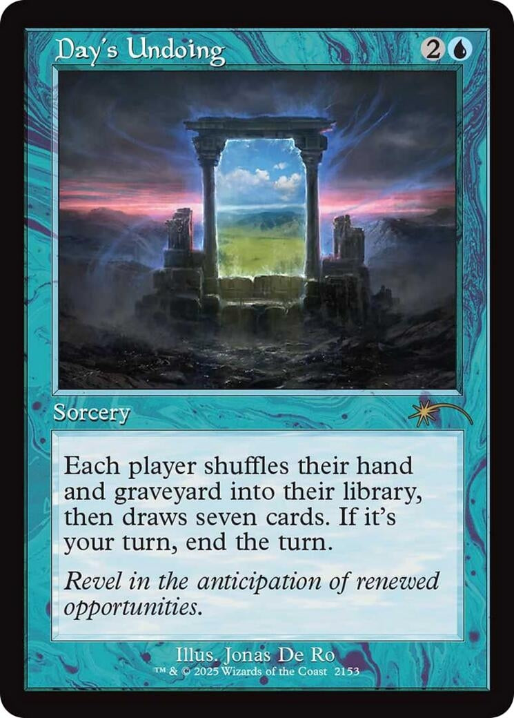 Image for Day's Undoing (Retro Frame) (2153) - Magic: The Gathering