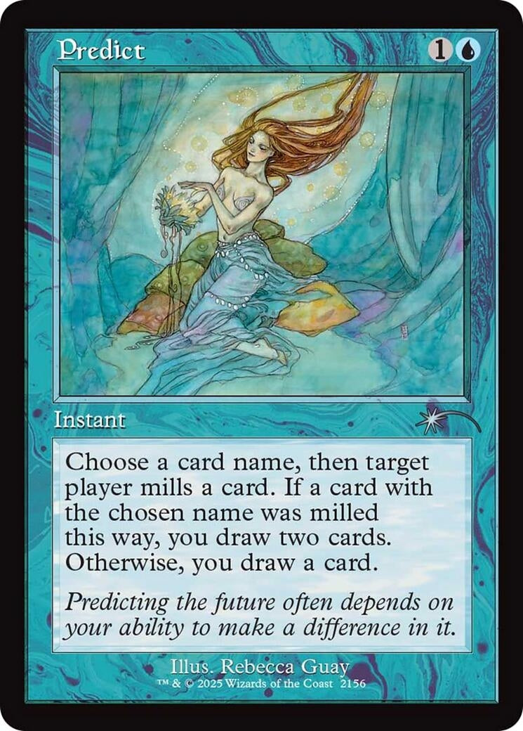 Image for Predict (Retro Frame) (2156) - Magic: The Gathering