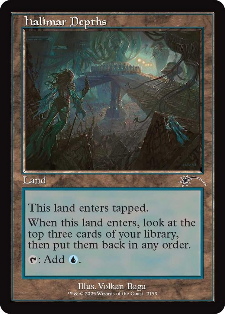 Image for Halimar Depths (Retro Frame) (2159) - Magic: The Gathering