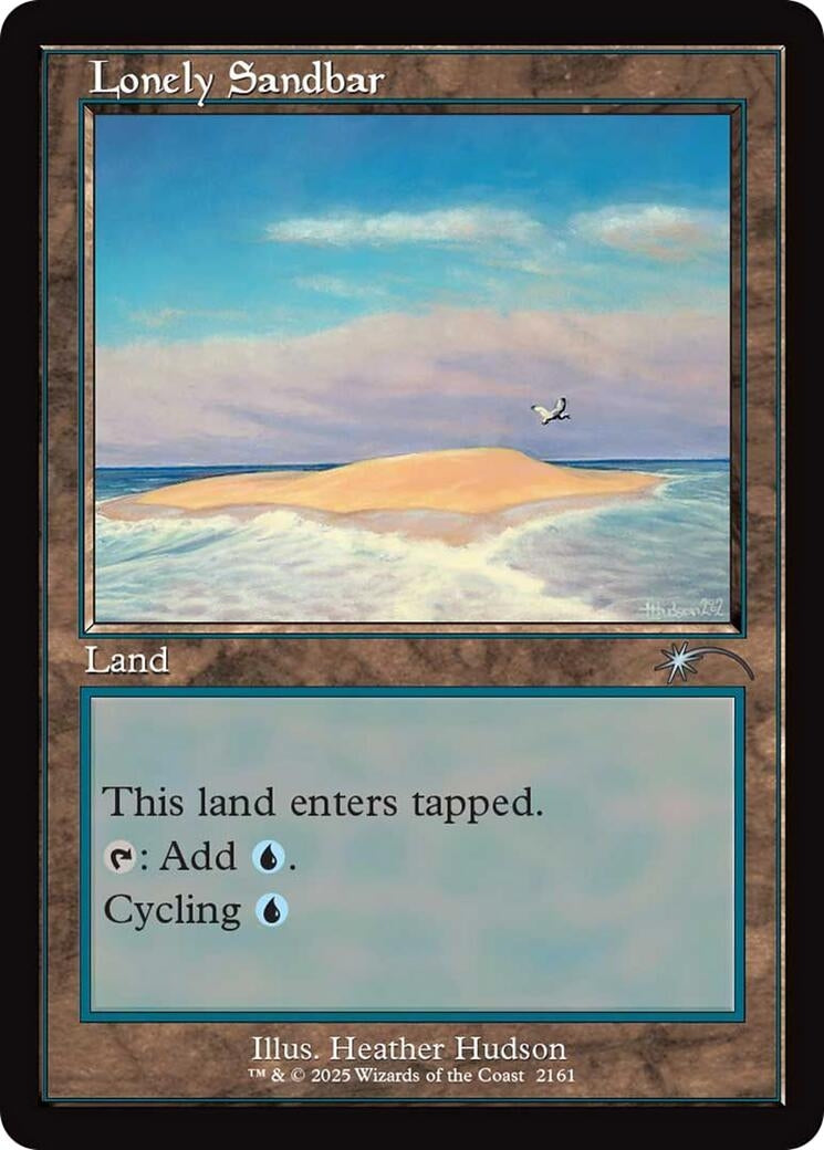 Image for Lonely Sandbar (Retro Frame) (2161) - Magic: The Gathering