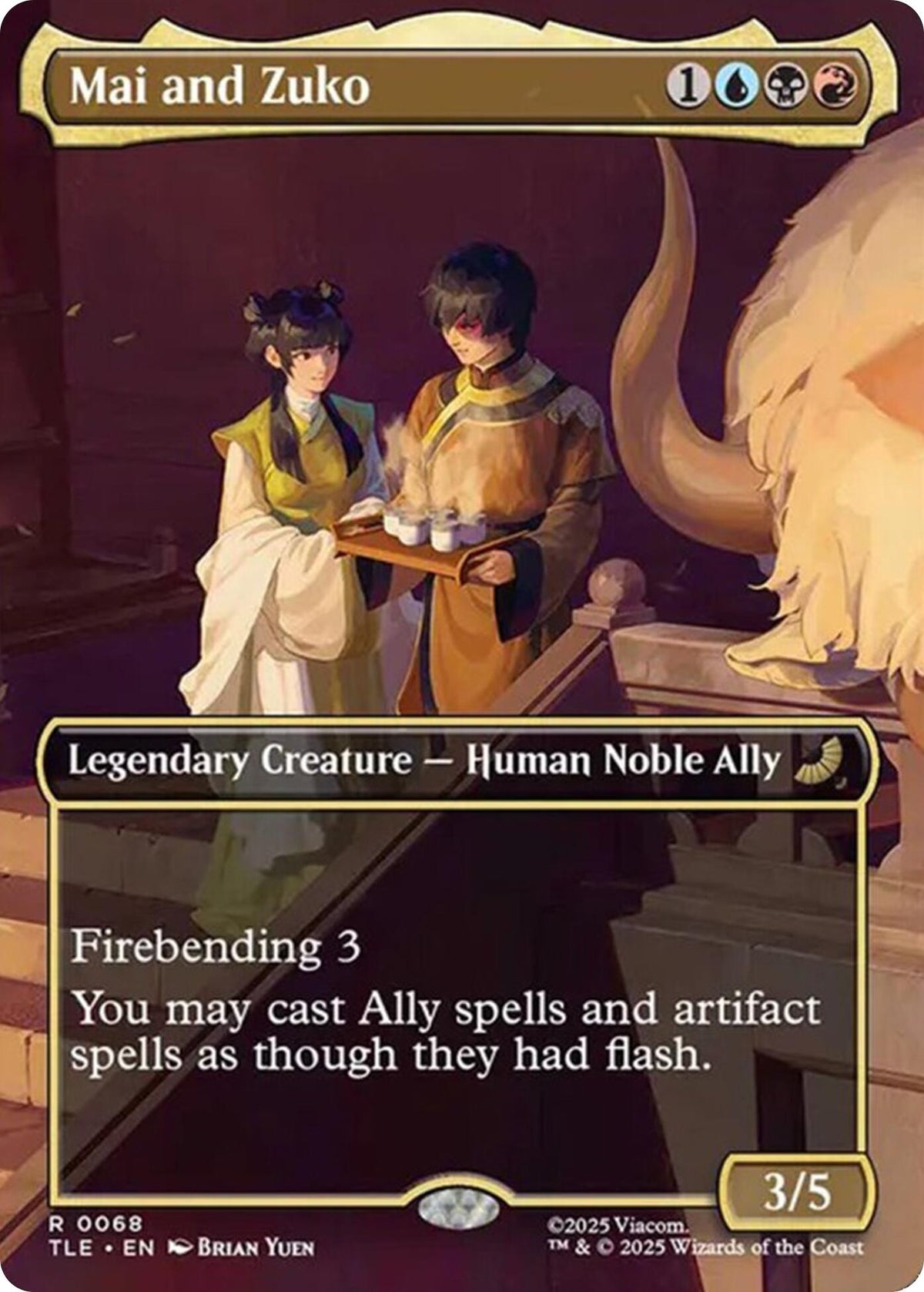 Image for Mai and Zuko (Borderless) (68) - Magic: The Gathering
