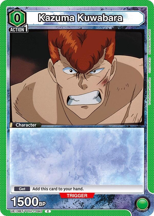 Kazuma Kuwabara (040) (Box Topper Foil) (UE13BT/YYH-1-040) (UE13BT: Yu Yu Hakusho: Ghost Files)