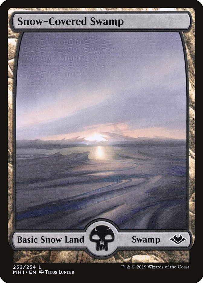 Snow-Covered Swamp [Modern Horizons] | Red Riot Games CA