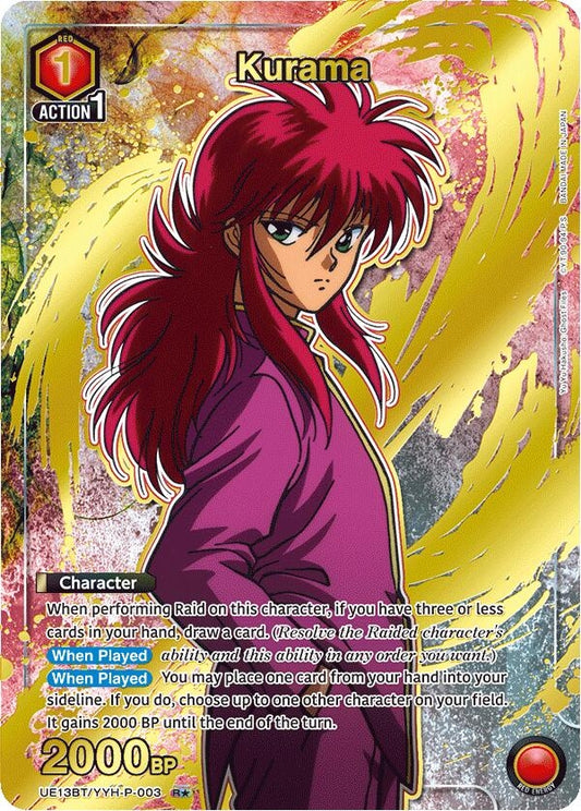 Kurama (003) (R*) (UE13BT/YYH-P-003) (UE13BT: Yu Yu Hakusho: Ghost Files)