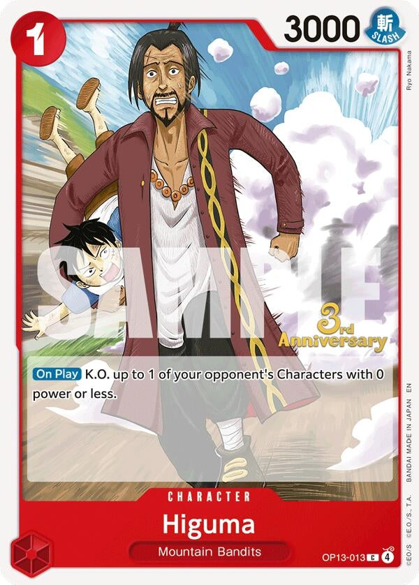 Image for Higuma (OP13-013) - One Piece Card Game