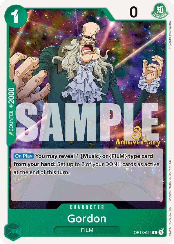 Image for Gordon (OP13-024) - One Piece Card Game