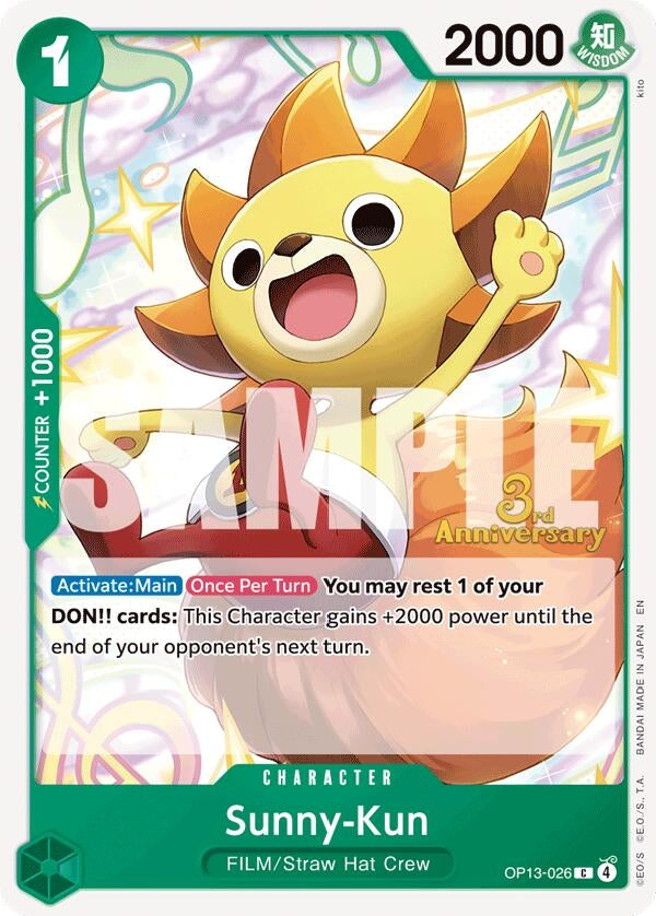 Image for Sunny-Kun (OP13-026) - One Piece Card Game