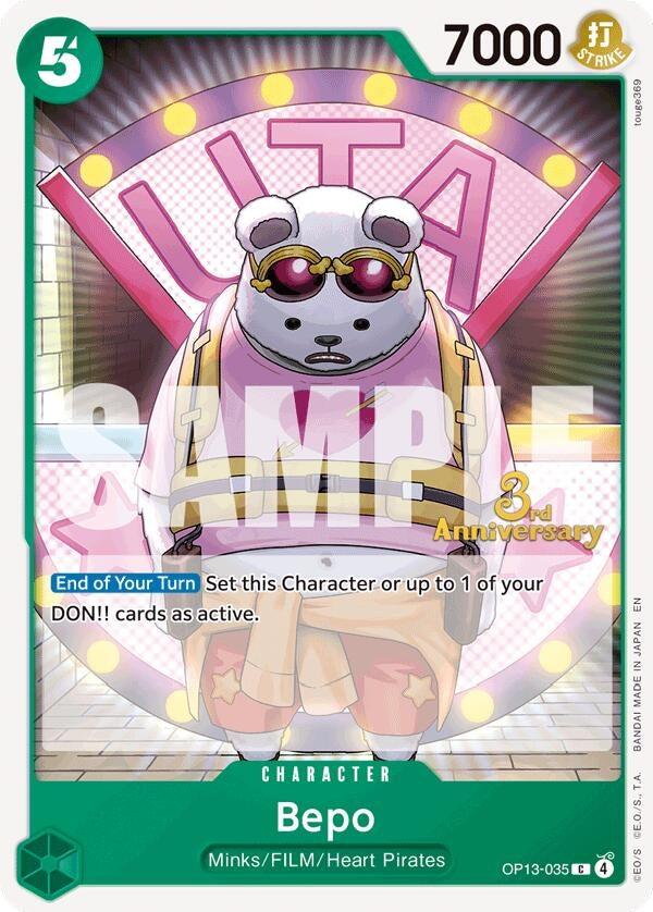 Image for Bepo (OP13-035) - One Piece Card Game