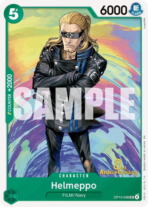 Image for Helmeppo (OP13-036) - One Piece Card Game