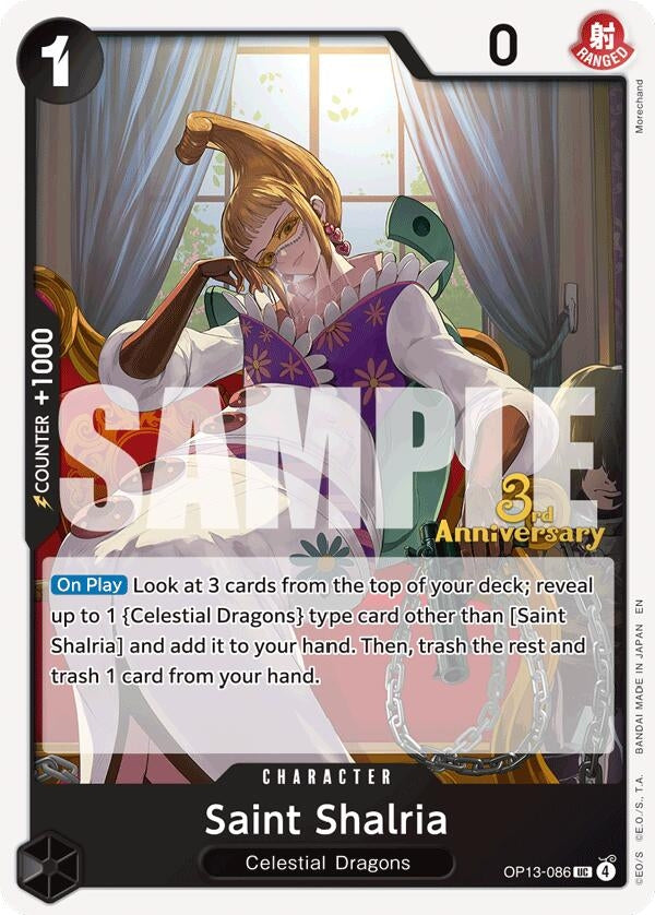 Image for Saint Shalria (OP13-086) - One Piece Card Game