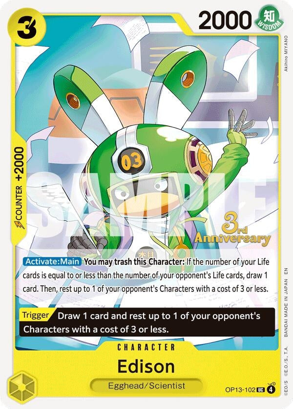 Image for Edison (OP13-102) - One Piece Card Game