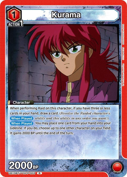 Kurama (003) (UE13BT/YYH-P-003) (UE13BT: Yu Yu Hakusho: Ghost Files)