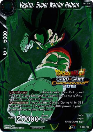 Vegito, Super Warrior Reborn (P-065) [Tournament Promotion Cards] | Red Riot Games CA