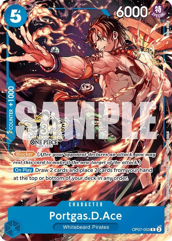 Image for Portgas.D.Ace - OP07-053 (3rd Anniversary Tournament 3 Brothers Pack) (OP07-053) - One Piece Card Game