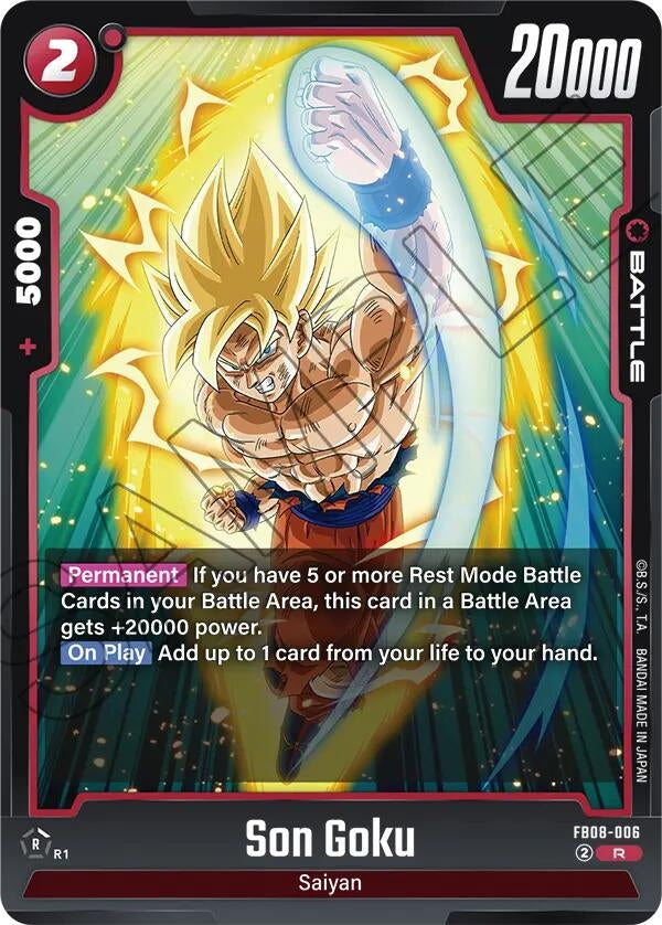 Image for Son Goku - FB08-006 (FB08-006) (Saiyan's Pride) - Dragon Ball Super: Fusion World