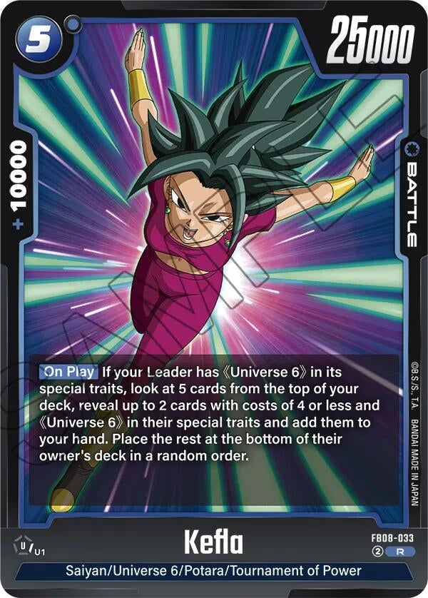 Image for Kefla - FB08-033 (FB08-033) (Saiyan's Pride) - Dragon Ball Super: Fusion World