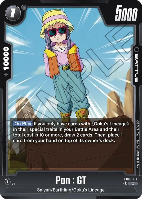 Image for Pan : GT - FB08-114 (FB08-114) (Saiyan's Pride) - Dragon Ball Super: Fusion World