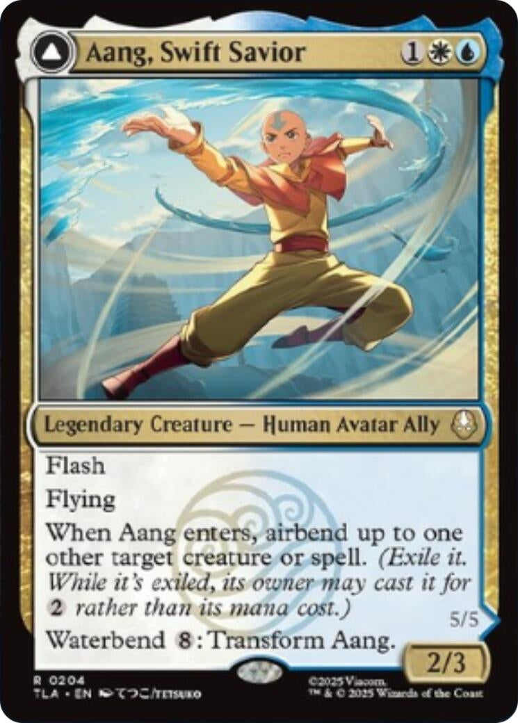 Image for Aang, Swift Savior (204) (Avatar: The Last Airbender) - Magic: The Gathering