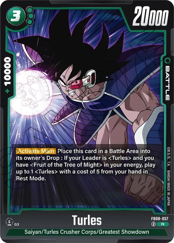 Image for Turles - FB08-057 (FB08-057) (Saiyan's Pride) - Dragon Ball Super: Fusion World