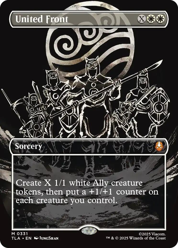 Image for United Front (Borderless) (331) (Avatar: The Last Airbender) - Magic: The Gathering