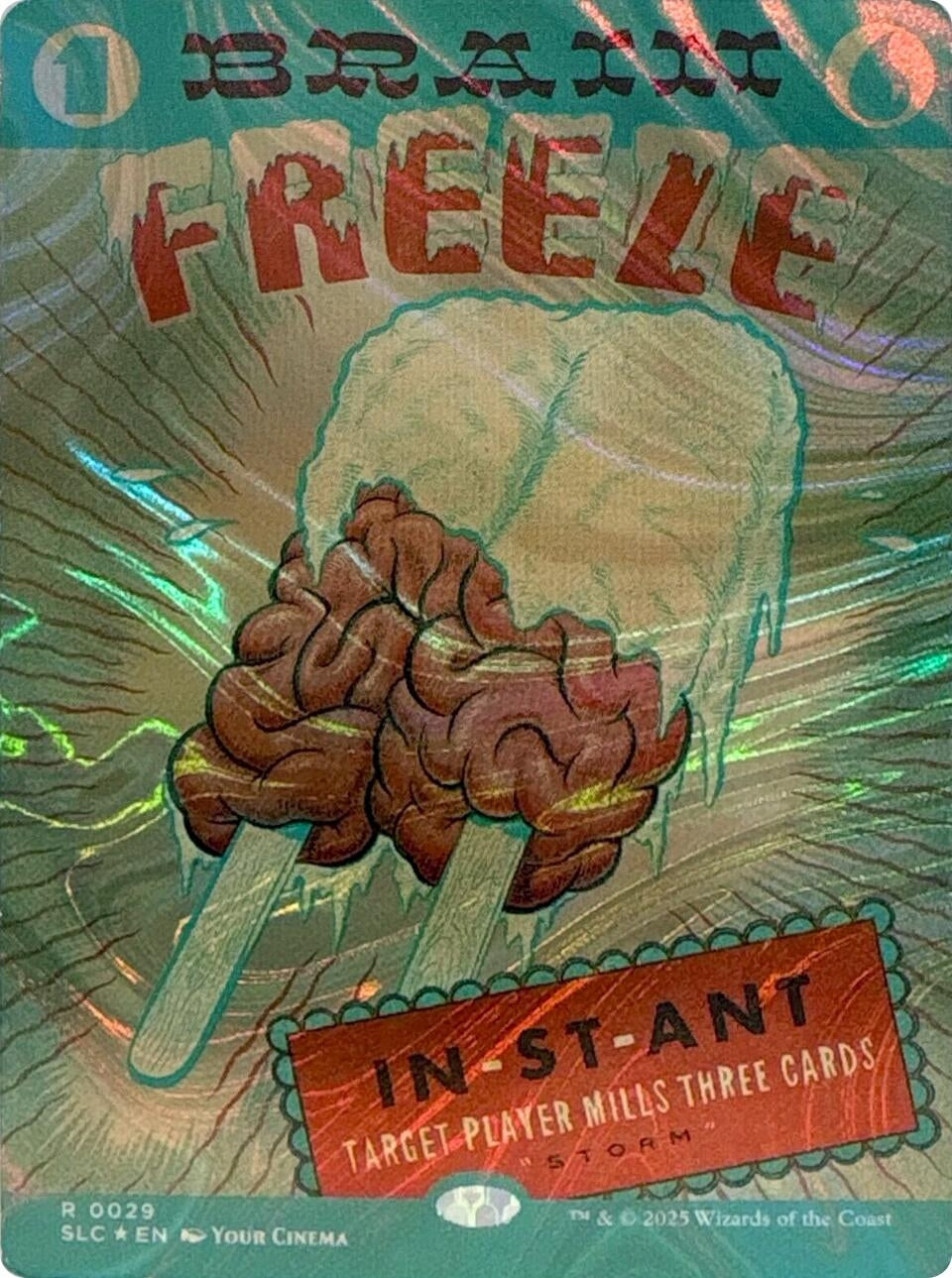 Image for Brain Freeze (Halo Foil) (29) - Magic: The Gathering