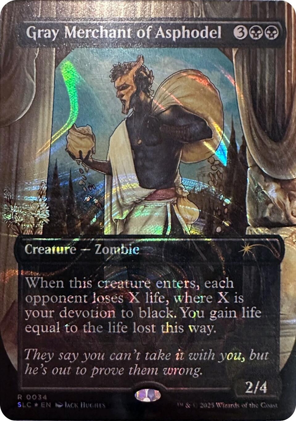 Image for Gray Merchant of Asphodel (Halo Foil) (34) - Magic: The Gathering
