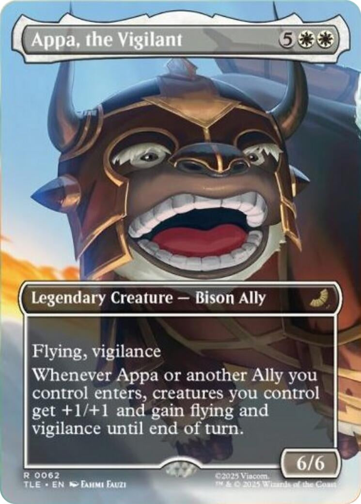 Image for Appa, the Vigilant (Borderless) (62) - Magic: The Gathering