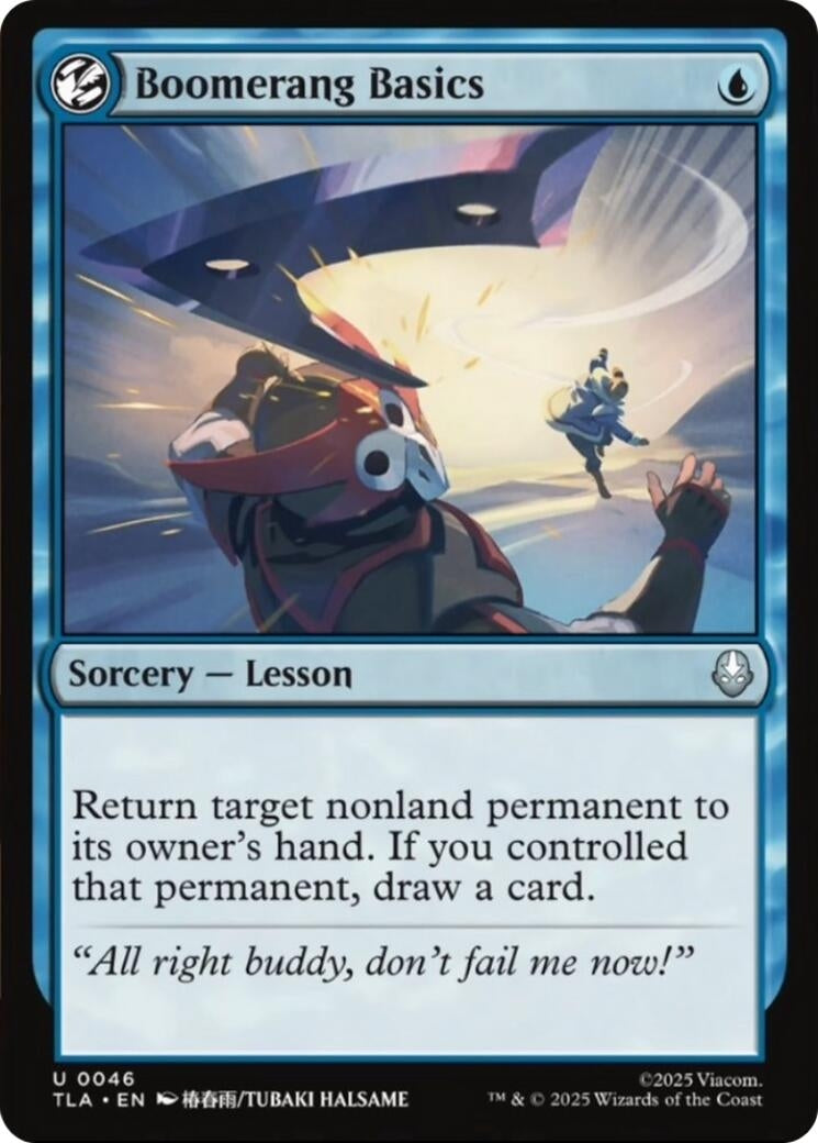 Image for Boomerang Basics (46) (Avatar: The Last Airbender) - Magic: The Gathering