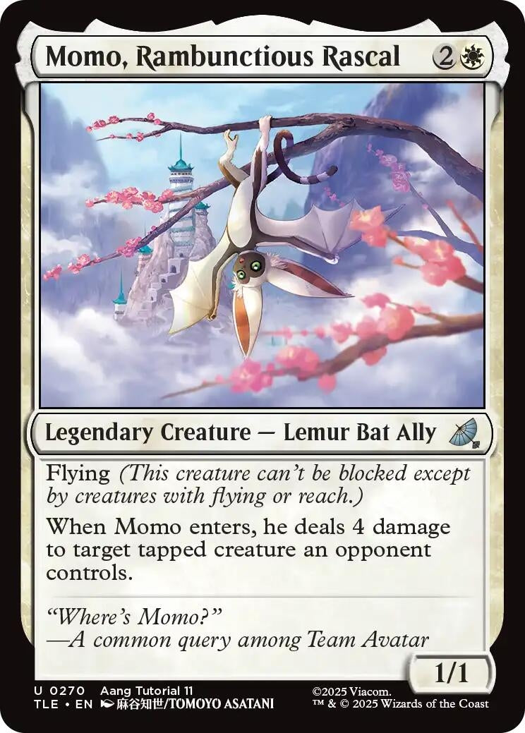 Image for Momo, Rambunctious Rascal (0270) (270) - Magic: The Gathering