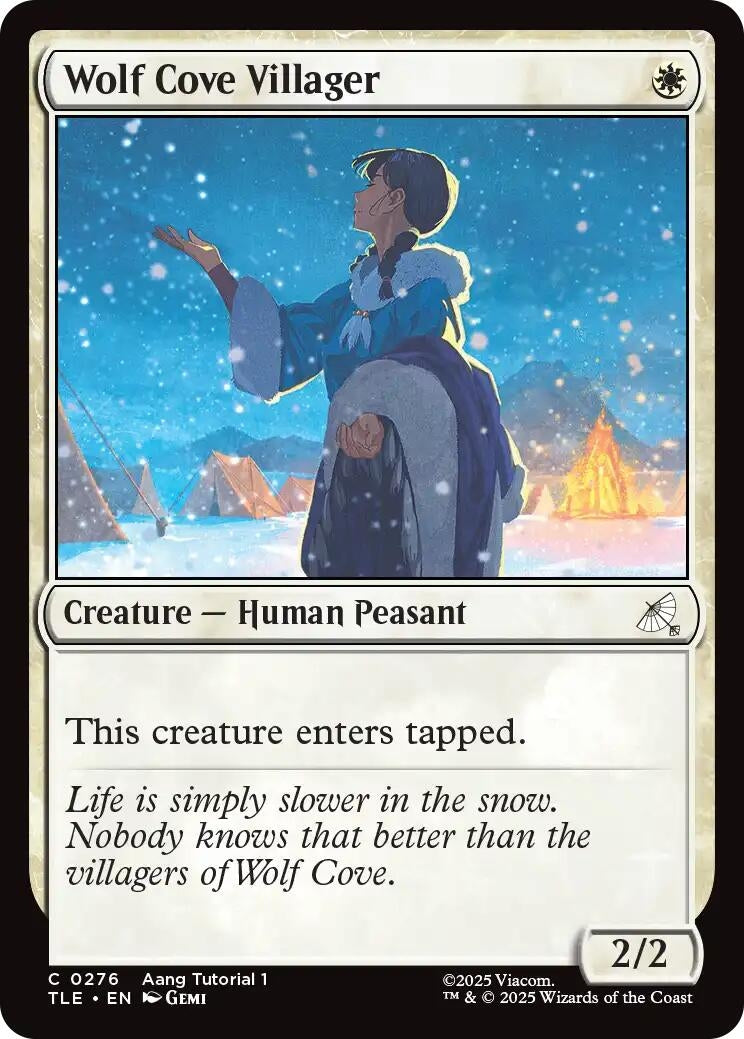 Image for Wolf Cove Villager (0276) (276) - Magic: The Gathering