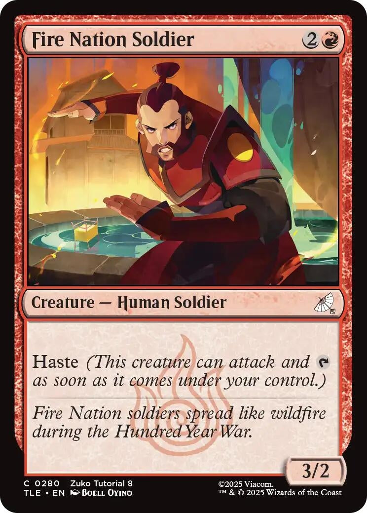 Image for Fire Nation Soldier (0280) (280) - Magic: The Gathering