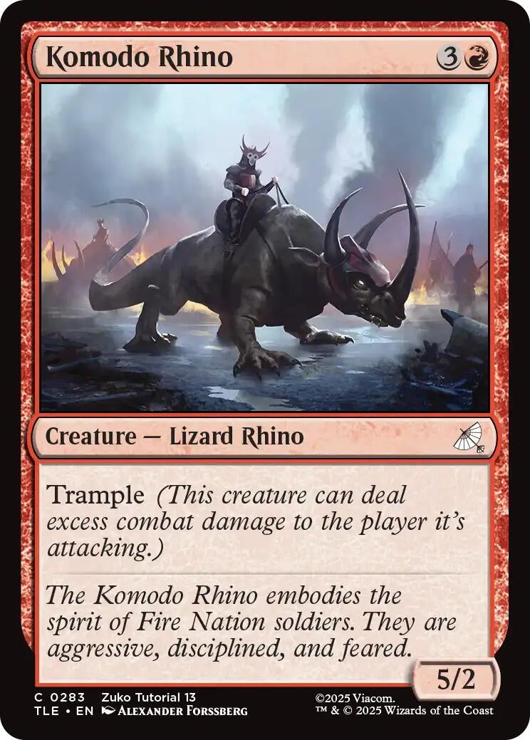 Image for Komodo Rhino (0283) (283) - Magic: The Gathering