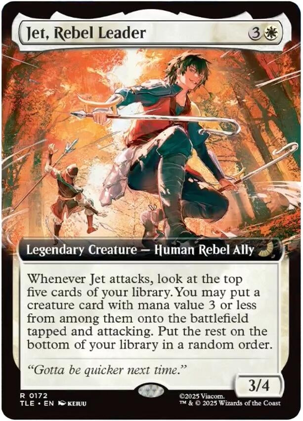 Image for Jet, Rebel Leader (Extended Art) (172) - Magic: The Gathering