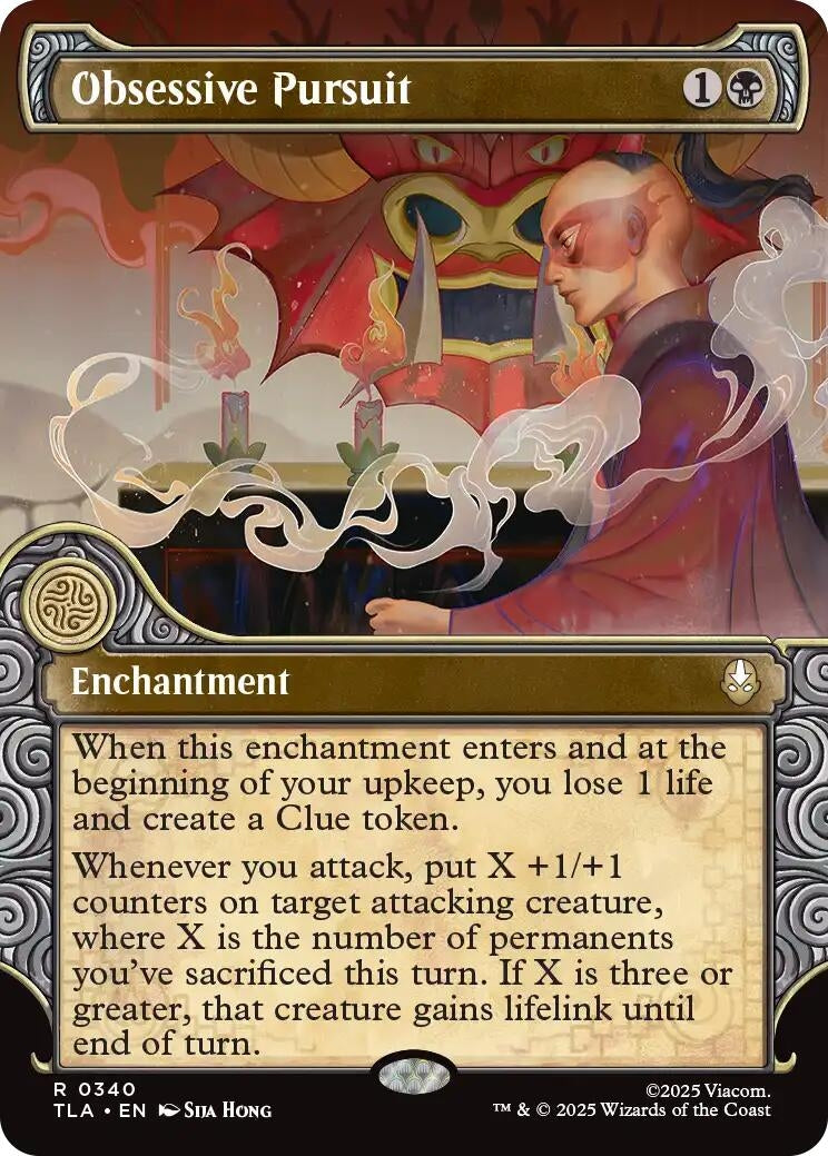 Image for Obsessive Pursuit (Showcase) (340) (Avatar: The Last Airbender) - Magic: The Gathering