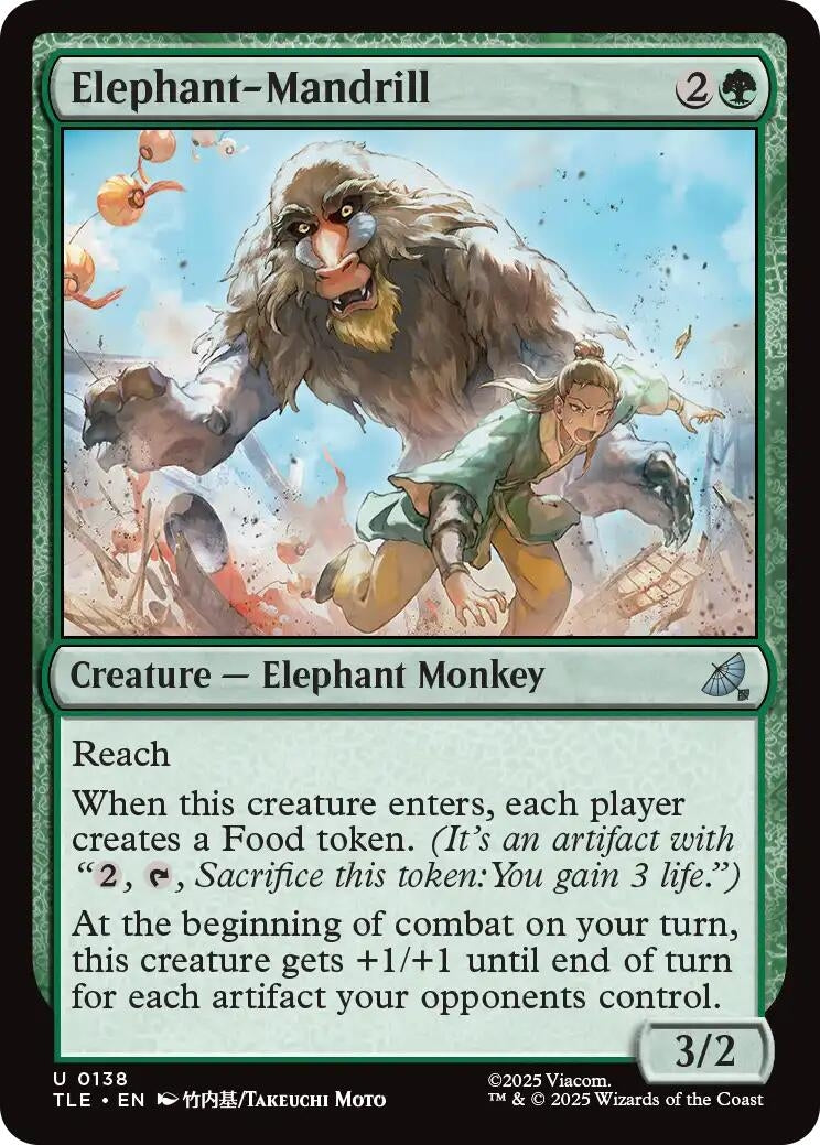 Image for Elephant-Mandrill (138) - Magic: The Gathering