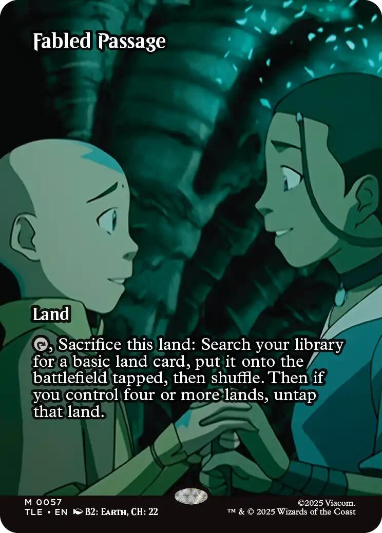 Image for Fabled Passage (Borderless) (57) - Magic: The Gathering