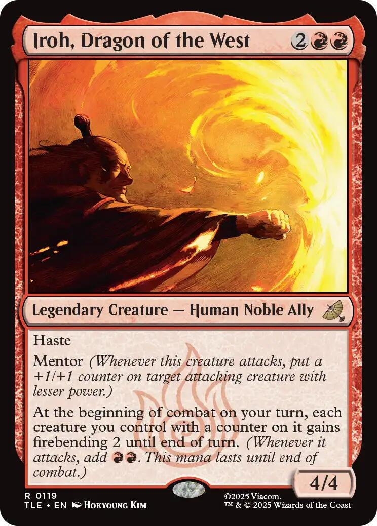 Image for Iroh, Dragon of the West (119) - Magic: The Gathering