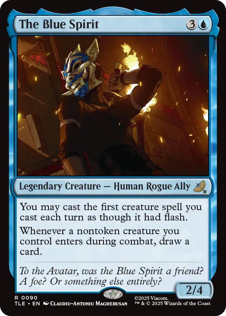 Image for The Blue Spirit (90) - Magic: The Gathering