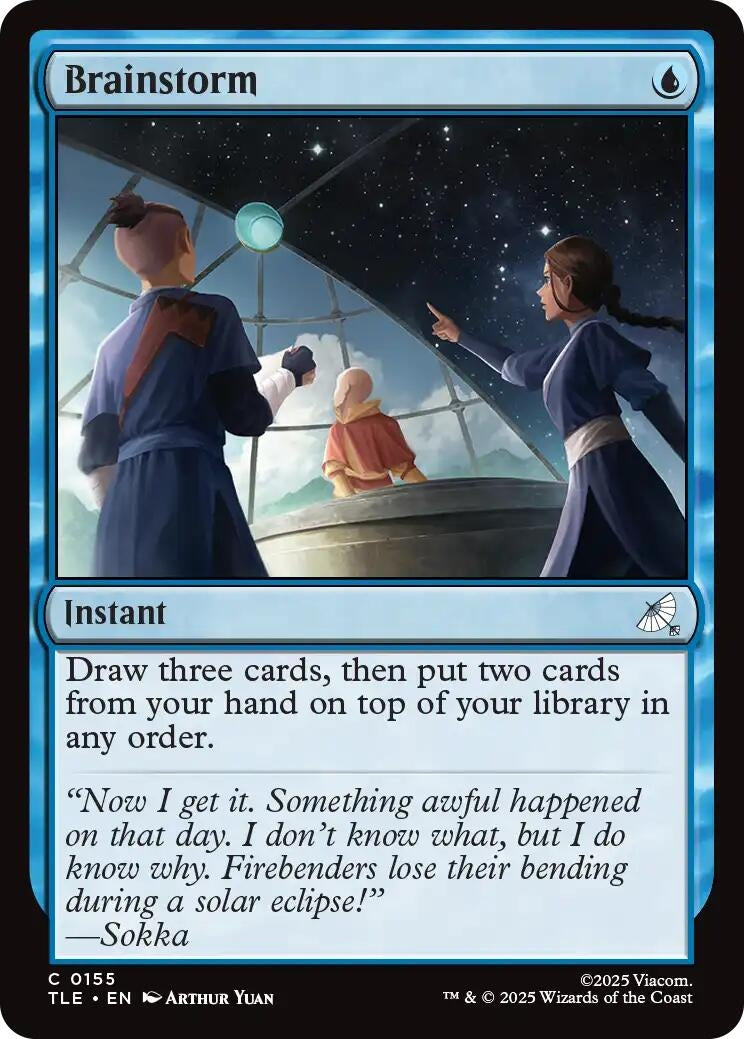 Image for Brainstorm (155) - Magic: The Gathering