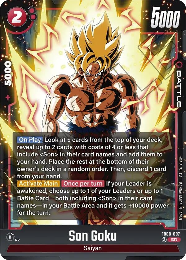 Image for Son Goku - FB08-007 (FB08-007) (Saiyan's Pride) - Dragon Ball Super: Fusion World