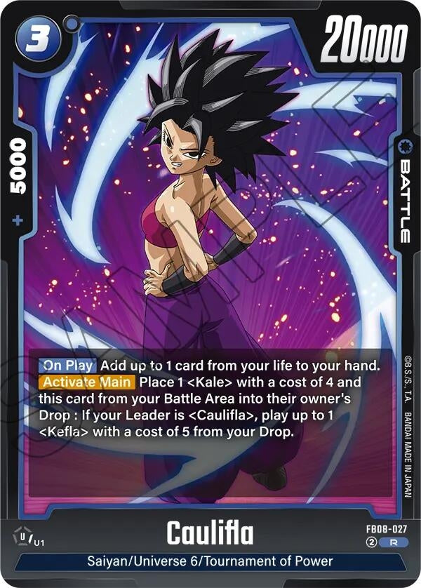 Image for Caulifla - FB08-027 (FB08-027) (Saiyan's Pride) - Dragon Ball Super: Fusion World