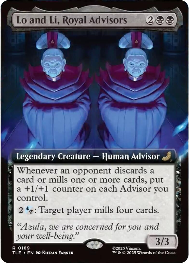 Image for Lo and Li, Royal Advisors (Extended Art) (189) - Magic: The Gathering