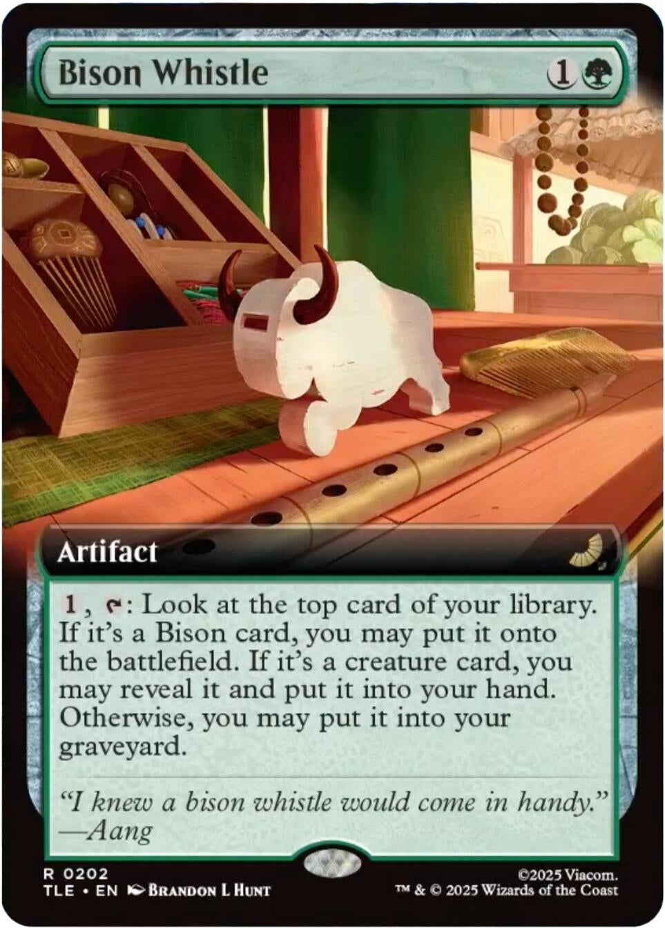 Image for Bison Whistle (Extended Art) (202) - Magic: The Gathering