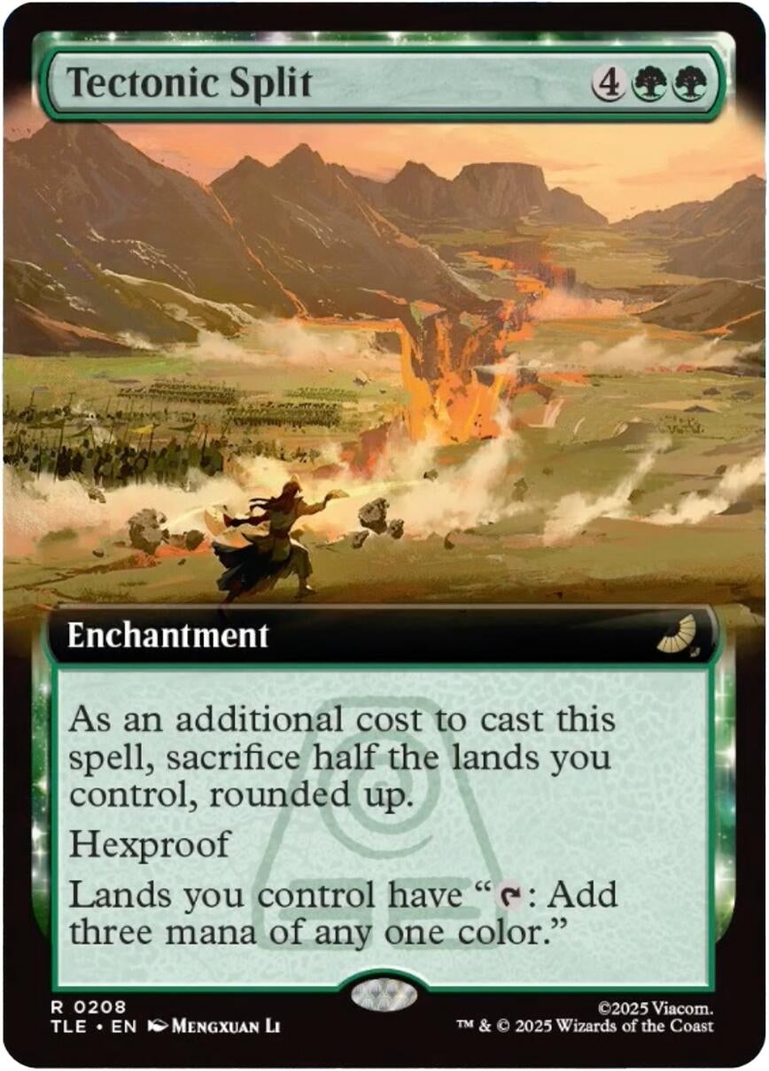 Image for Tectonic Split (Extended Art) (208) - Magic: The Gathering