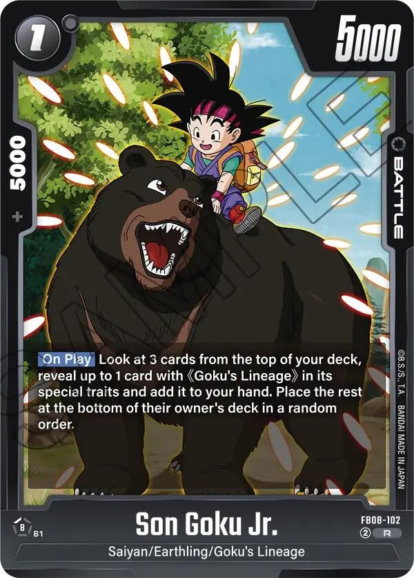 Image for Son Goku Jr. - FB08-102 (FB08-102) (Saiyan's Pride) - Dragon Ball Super: Fusion World