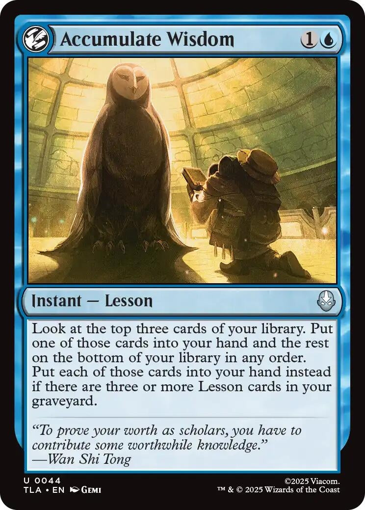 Image for Accumulate Wisdom (44) - Magic: The Gathering